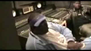 Tupac in studio recording Good Life & Hit Em Up Part 1 (HQ)