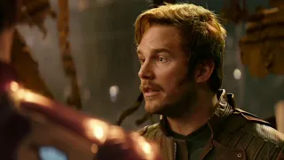 Star Lord and Iron Man plan discussion on Titan HD