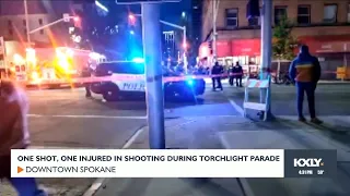 One shot, one injured in shooting during Torchlight Parade