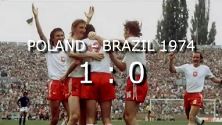 POLAND - BRAZIL 1 : 0 - WORLD CUP 1974