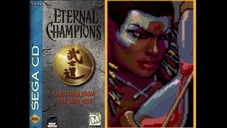 Eternal Champions: Challenge from the Dark Side (Sega CD) - Raven Playthrough (Warrior)
