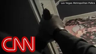 Video shows police enter Vegas killer’s room