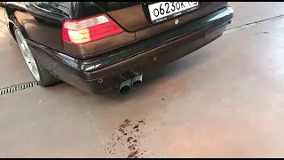 Brabus 7.3S v12 w140 exhaust sound