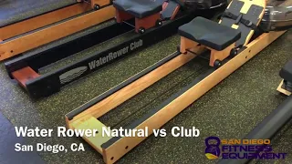 WaterRower Natural vs Club   Fitness Direct