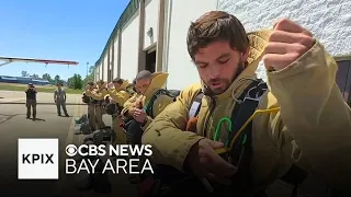Parachuting firefighters becoming more in demand as climate change affects wildfire season