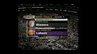 NBA 2000 - Los Angeles Lakers x Portland Trail Blazers - GM 7 - 1ª Parte