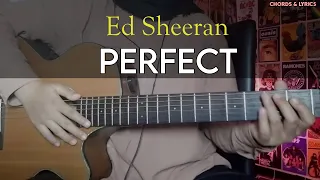 Perfect - Ed Sheeran | easy guitar tutorial with chords lyrics