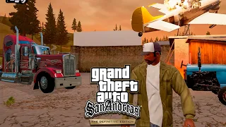 ACIDENTE AÉREO E CJ CAMINHONEIRO l GTA San Andreas (Definitive Edition)