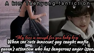 When the cute innocent guy caught mafia queen's attention | A kim Taehyung fanfiction|