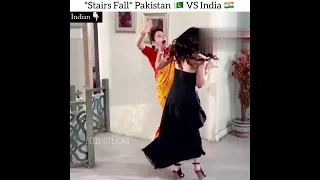 Pakistan drama vs India drama stairs falls🤐#subscribe #viral #shorts