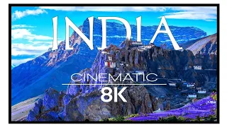 India in 8k Ultra Hd With Cinematic Sound | 60 fps | 8k Colors Video