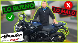 TVS Apache 200 4V | 2 AÑOS DE USO | Lo bueno, lo malo, lo peor