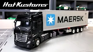 MINI GT Mercedes Benz Actros With Maersk 40 Feet Diecast Container | SOLID casting!