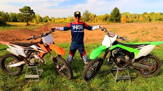 2021 KTM 150SX vs 2021 KX125 Two Stroke!! What's The Best Two Stroke?