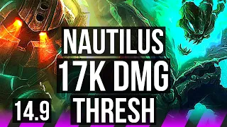 NAUTILUS & Draven vs THRESH & Caitlyn (SUP) | 17k DMG, 8/6/24 | EUW Diamond | 14.9