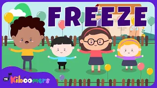 Ultimate Dance Party Freeze Song - THE KIBOOMERS Brain Breaks for Kindergarten