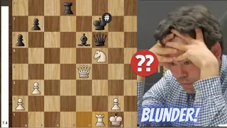 GM Hikaru *Blunders* and Loses against Caruana in Candidates 2022 😧!!