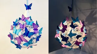 How to make Lantern |  Amazing Home Decor Ideas| Butterfly Home decor ideas