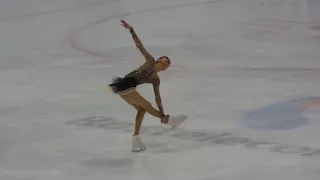 Nepela Trophy 2017  Medvedeva, warm up and FS  Медведева, разминка и ПП