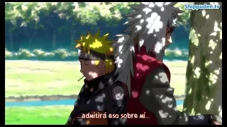 (TRISTE) La última conversación de Jiraiya y Naruto | Jiraiya se va a su MISIÓN HD