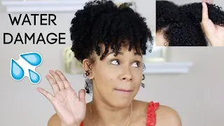 WATER DAMAGE 101: OVER MOISTURIZING YOUR HAIR 💦
