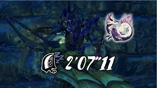 Monster Hunter Rise Sunbreak Solo Mizutsune 2:07 (Greatsword)