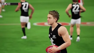 AFL Carlton VS ST Kilda Highlights R16 2022 AFL Evolution 2