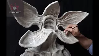 Sculpting Stranger Things Demogorgon - Timelapse Sculpt and Airbrush Demo