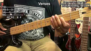 FOLSOM PRISON BLUES Bass Guitar Lesson Johnny Cash EricBlackmonMusic BASS