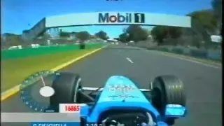F1 Melbourne 2001 - Giancarlo Fisichella Onboard