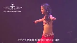 2016 World Belly Dance Festival - Children Solo Category 1st Runner up, Jacqueline Lee, SG (Age 9)