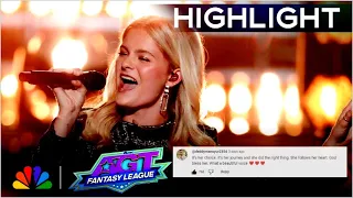 Top 9 Remarks vs. Darci Lynne Takes A RISK With An Original, "Push Our Luck" | Semi-Finals | AGT