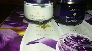 ROYAL VELVET DAY CREAM AND NIGHT CREAM #ORIFLAME #REVIEW