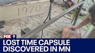 Lost time capsule discovered in Minnesota