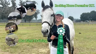 Rocking Horse December H.T. ( Dec 2023 ) - Our First Training Vlog