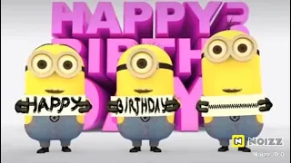 happy birthday Minion meme aaaaa