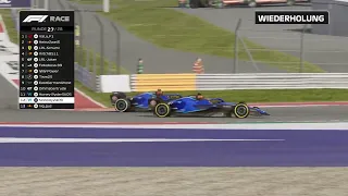 LRL F1 / Hartes Teamduell am Ende / GP der USA / Rennhighlights