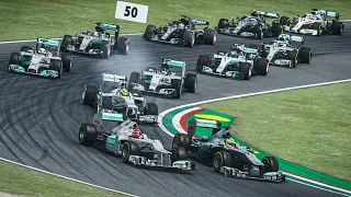 A Formula 1 Race with EVERY Mercedes to ever exist