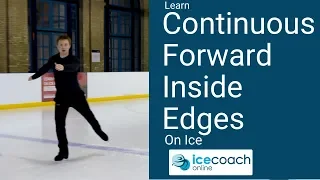 Learn Continuous Forward Inside Edges On Ice! Skating Tutorial by Ice Coach Online!