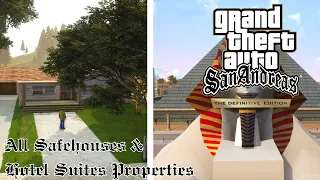 GTA San Andreas: The Definitive Edition (PC) - All Safehouses & Hotel Suites