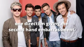 one direction giving me second hand embarrassment for (almost) 6 minutes straight