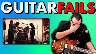 Guitarist REACTS to 13 Most Embarrassing Guitar Fails!