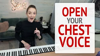 How to Open Your Chest Voice