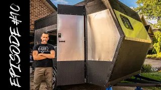 How to Build Your Own Travel Trailer - DIY Camper Door / Custom RV (Caravan) Trim