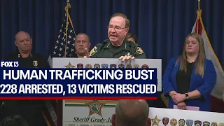 Polk County human trafficking bust leads to 228 arrests, 13 victims rescued