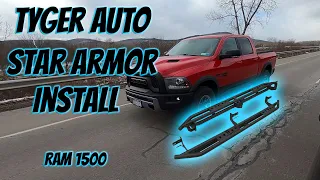 Tyger Auto Star Armor Nerf Bars - Unboxing, installation, review, and finished product on a Ram 1500
