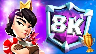 Всегда Первый взял 8000 кубков! Спелбейт решает! / Clash Royale