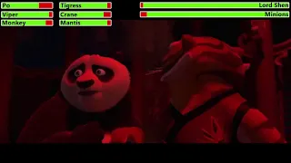 Kung Fu Panda 2 (2011) Tower Battle with healthbars