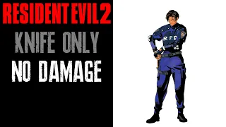 Resident Evil 2 - Leon B, Knife Only, No Damage (TAS)