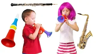 Musical Instruments Sounds for Kids – Saxophone and Pipe | MusicMakers - From Baby Teacher